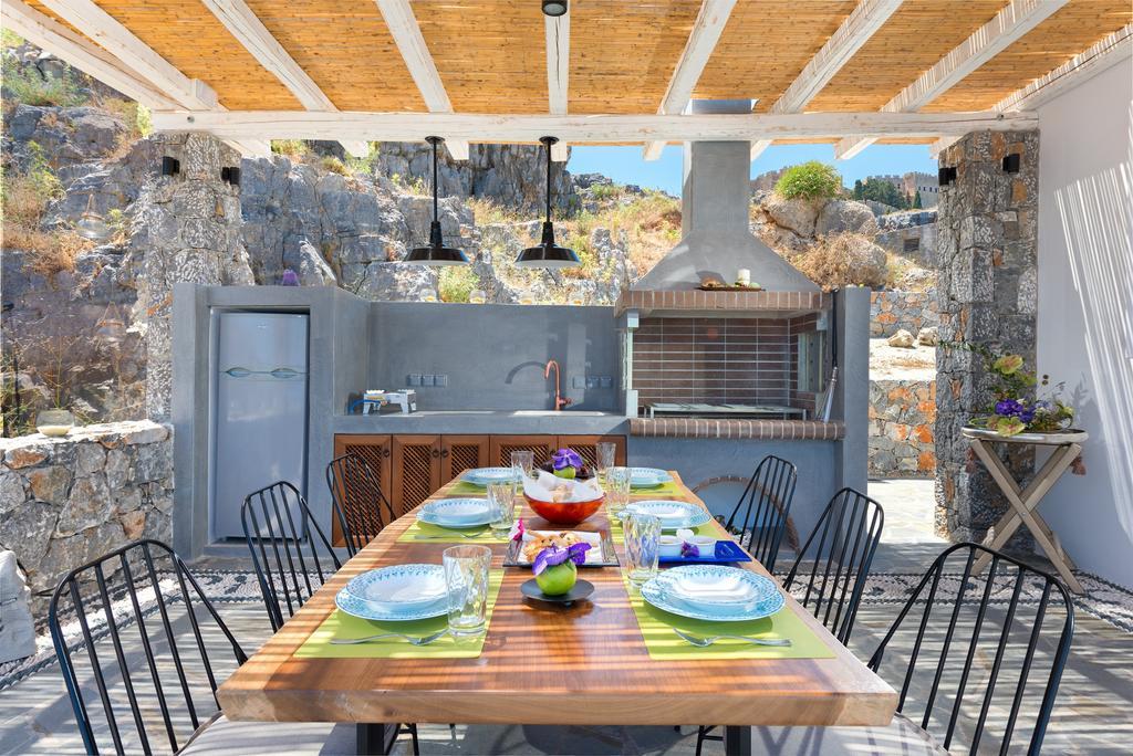 Lindos Vigli Private Villa Exteriér fotografie